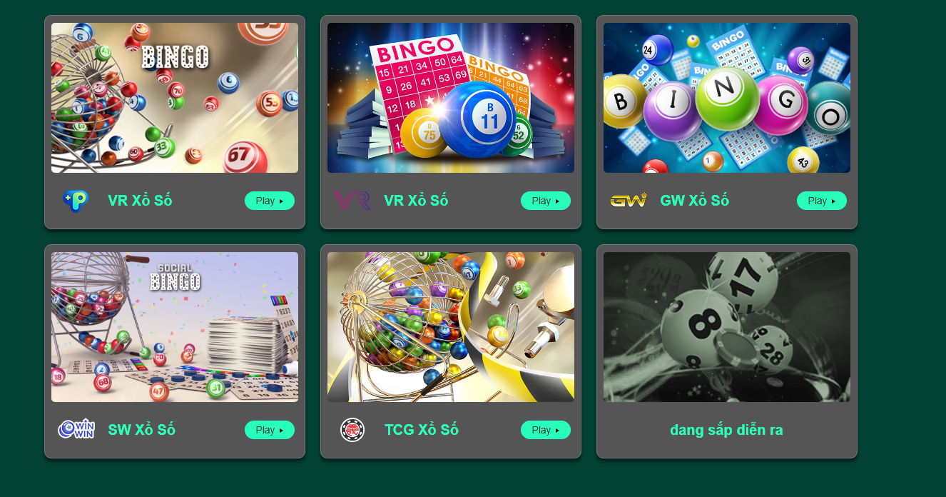 Các nhà cung cấp xổ số cực HOT